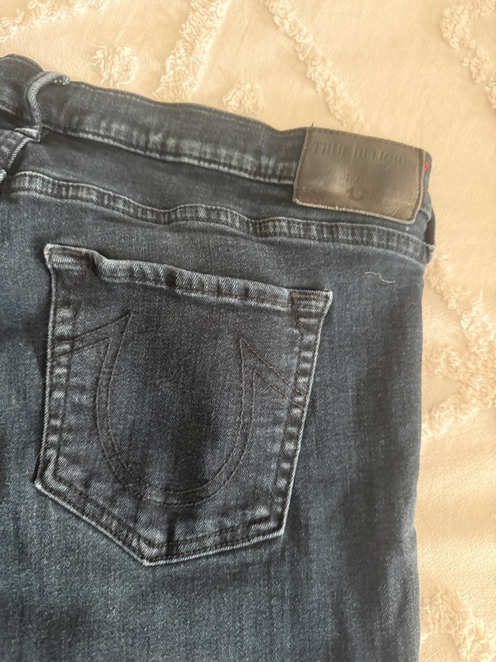 True Religion Dark Indigo Skinny Jeans - Picture 2 of 5